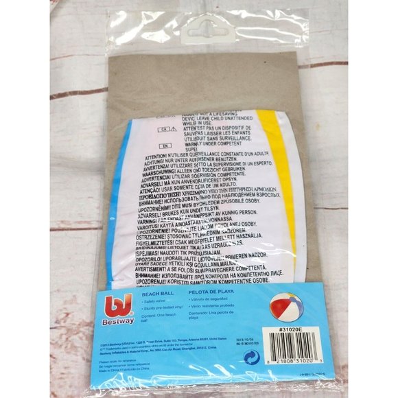 Bestway Beach Ball Pelota 2013 Multicolored Beach Ball Pool Ball - Picture 5 of 8